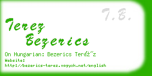 terez bezerics business card